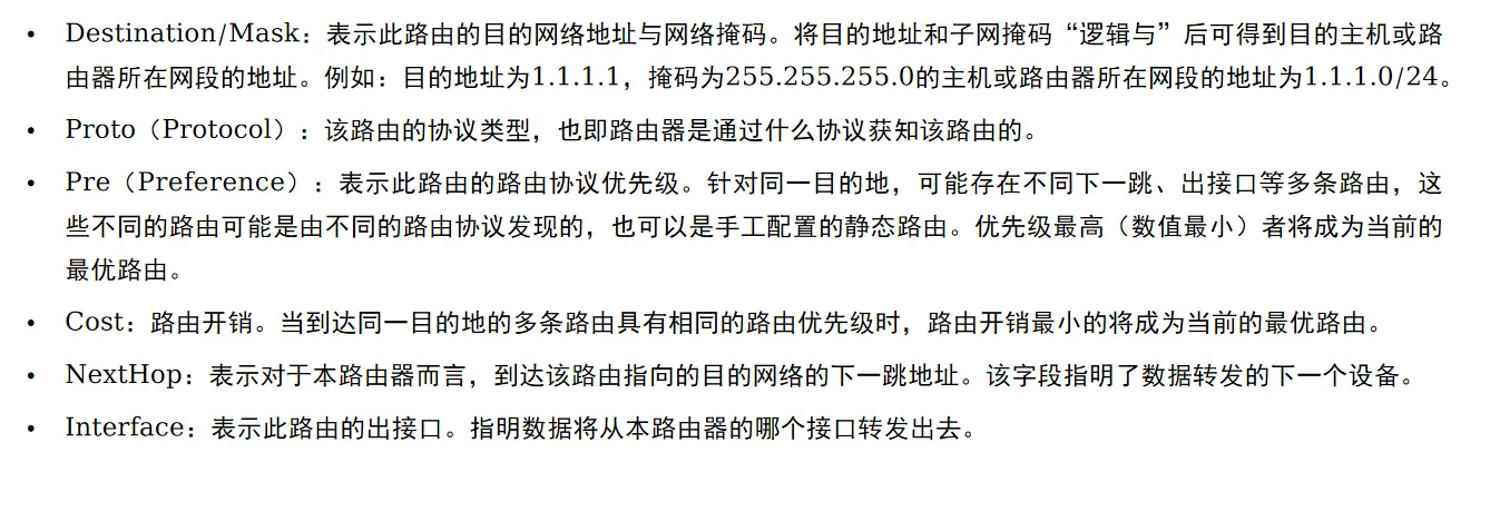 字段说明
