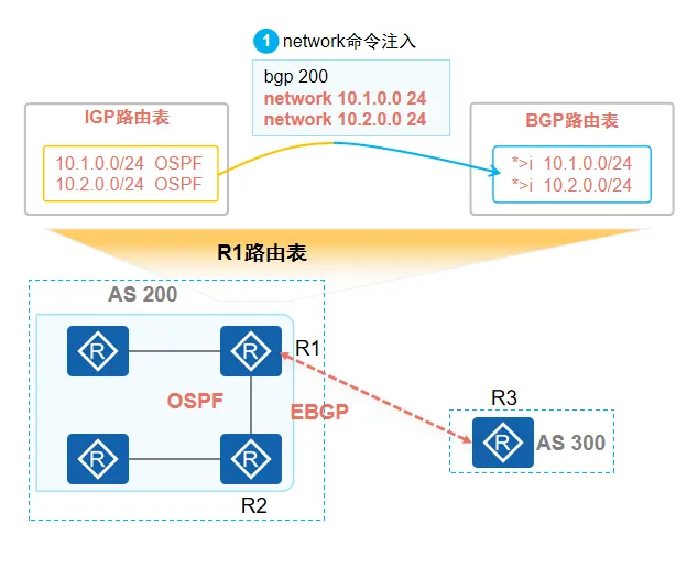 IGP路由学习